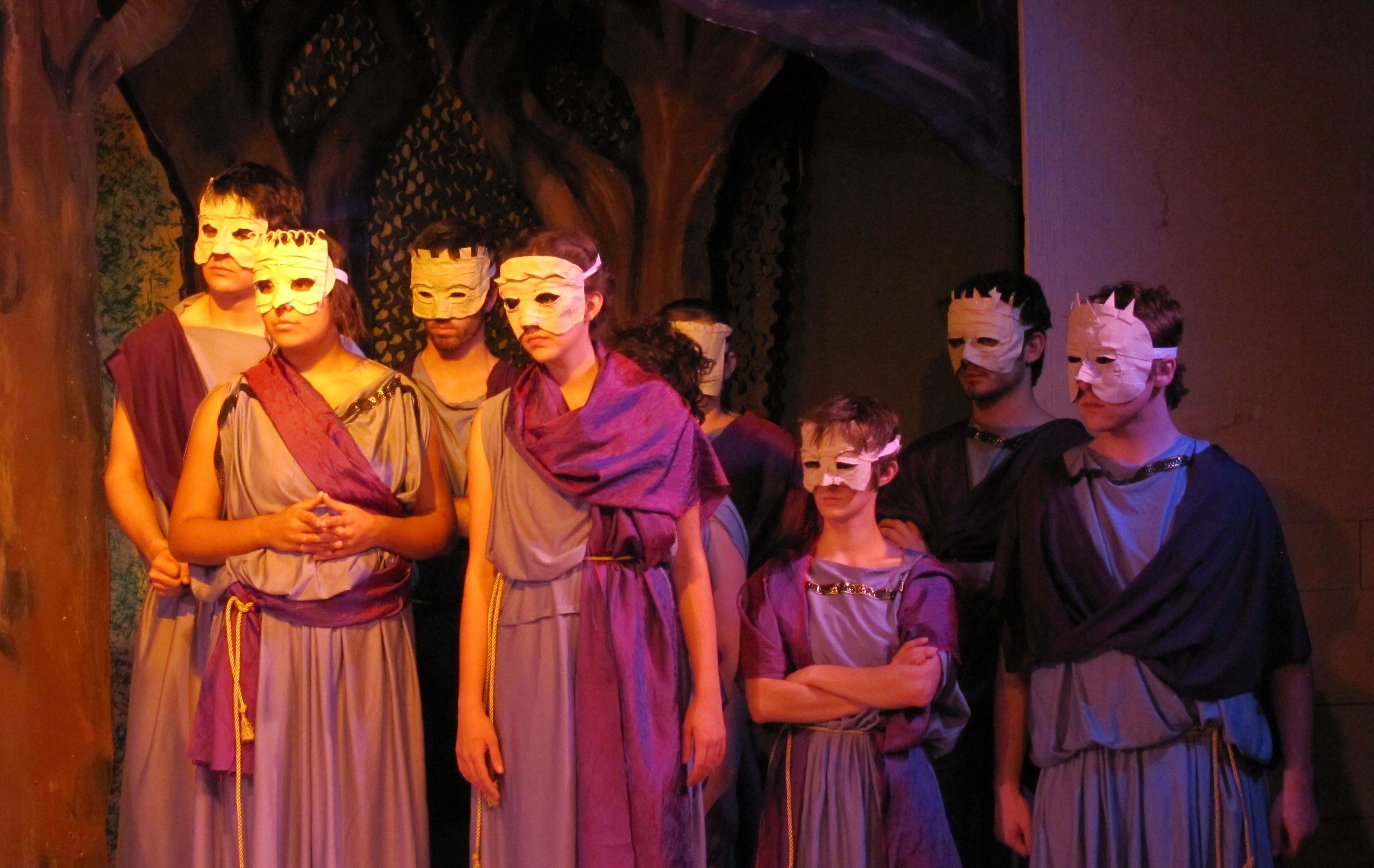 Actors Impress In Ancient Play “the Oedipus Story” The Triangle
